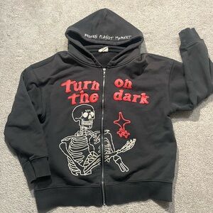 broken planet zip up